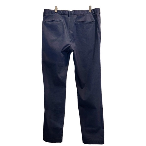 Banana Republic Sz 35 navy slim fit dress pants Men’s size 35 X 32 - Picture 9 of 15